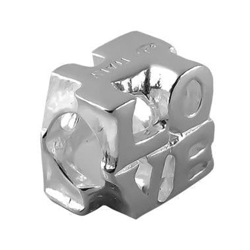 Charm Love formato cuadrado Plata Italiana 925 - Metalli - Default Title - Perfumisimo